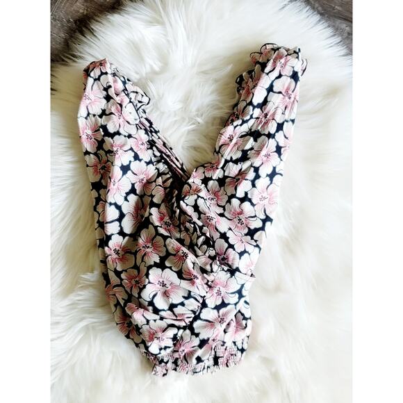 NWT Anthropologie Let Me Be Halter Floral Top - Medium - Picture 5 of 10